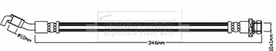 BBH8180 BORG & BECK Тормозной шланг