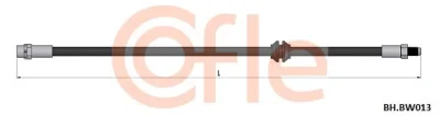 Тормозной шланг COFLE 92.BH.BW013