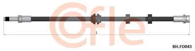Тормозной шланг COFLE 92.BH.FD043