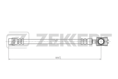 BS-9429 ZEKKERT Тормозной шланг