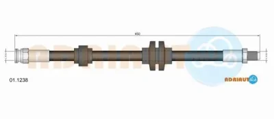 01.1238 ADRIAUTO Тормозной шланг