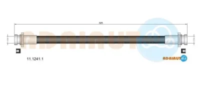 11.1241.1 ADRIAUTO Тормозной шланг