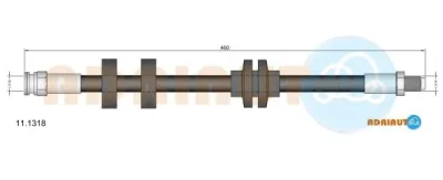 11.1318 ADRIAUTO Тормозной шланг