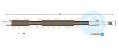 27.1296 ADRIAUTO Тормозной шланг