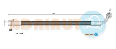 52.1201.1 ADRIAUTO Тормозной шланг