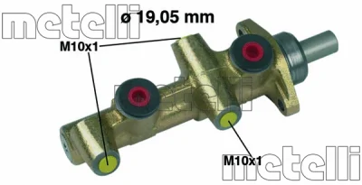 Главный тормозной цилиндр METELLI 05-0138