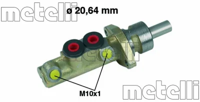 Главный тормозной цилиндр METELLI 05-0156