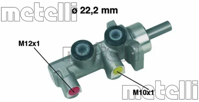 Главный тормозной цилиндр METELLI 05-0229