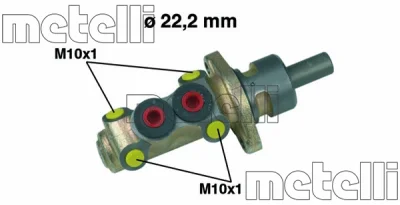Главный тормозной цилиндр METELLI 05-0258