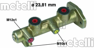 Главный тормозной цилиндр METELLI 05-0270