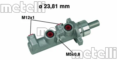 Главный тормозной цилиндр METELLI 05-0317