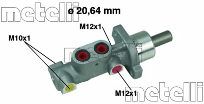 Главный тормозной цилиндр METELLI 05-0363