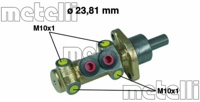 Главный тормозной цилиндр METELLI 05-0398