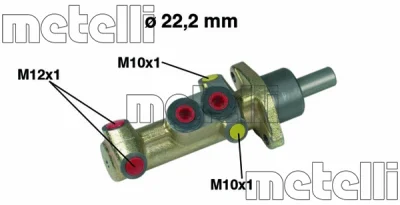 Главный тормозной цилиндр METELLI 05-0417