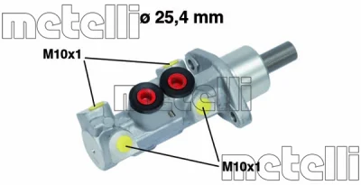 Главный тормозной цилиндр METELLI 05-0604