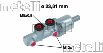 Главный тормозной цилиндр METELLI 05-0668