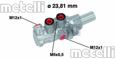 Главный тормозной цилиндр METELLI 05-0749