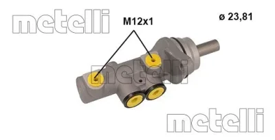 Главный тормозной цилиндр METELLI 05-1142