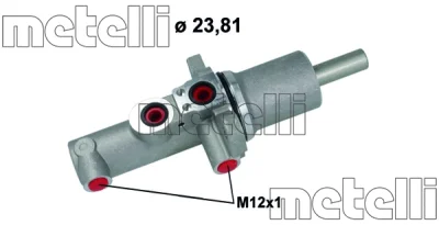 Главный тормозной цилиндр METELLI 05-1145
