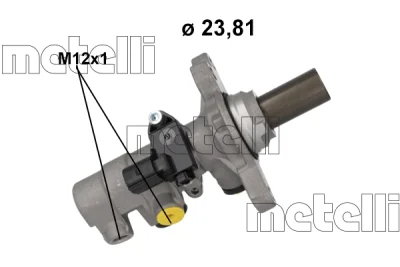 Главный тормозной цилиндр METELLI 05-1216