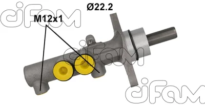 Главный тормозной цилиндр CIFAM 202-1186