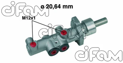 Главный тормозной цилиндр CIFAM 202-404