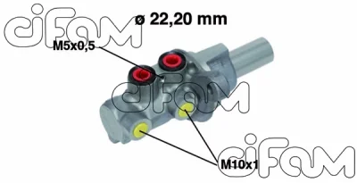 Главный тормозной цилиндр CIFAM 202-684
