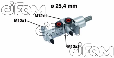 202-766 CIFAM Главный тормозной цилиндр