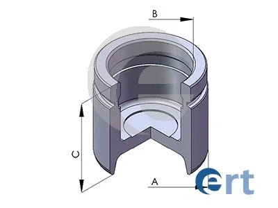 Поршень, корпус скобы тормоза ERT 150283-C
