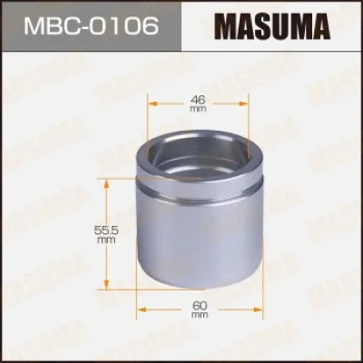 MBC-0106 MASUMA Поршень, корпус скобы тормоза