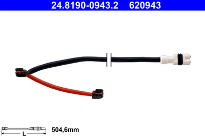 24.8190-0943.2 ATE Сигнализатор, износ тормозных колодок
