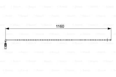 1 987 473 048 BOSCH Сигнализатор, износ тормозных колодок