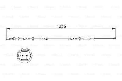 1 987 473 508 BOSCH Сигнализатор, износ тормозных колодок