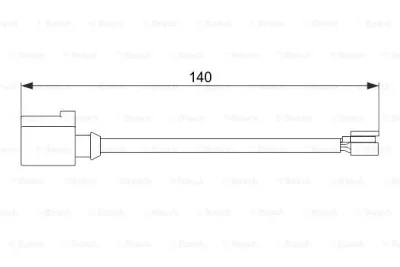 1 987 474 566 BOSCH Сигнализатор, износ тормозных колодок