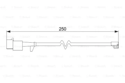 1 987 474 574 BOSCH Сигнализатор, износ тормозных колодок