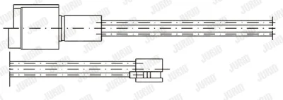 581302 JURID Сигнализатор, износ тормозных колодок