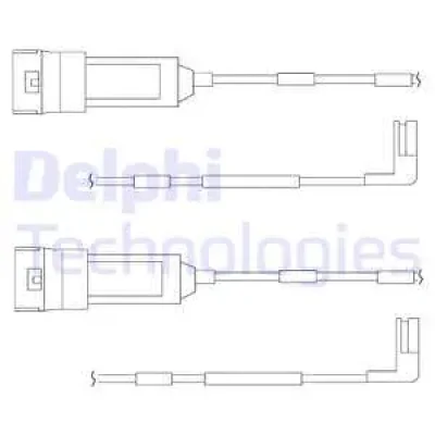 LZ0113 DELPHI Сигнализатор, износ тормозных колодок