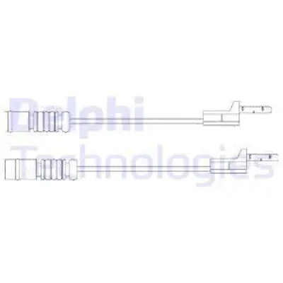LZ0115 DELPHI Сигнализатор, износ тормозных колодок