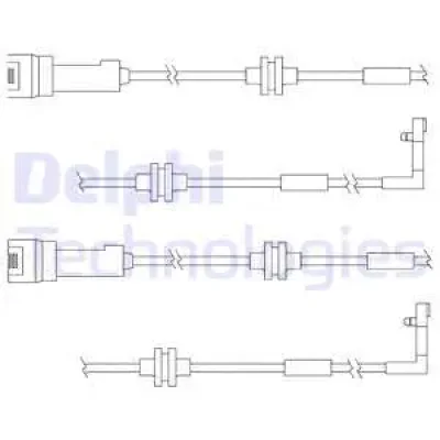 LZ0146 DELPHI Сигнализатор, износ тормозных колодок