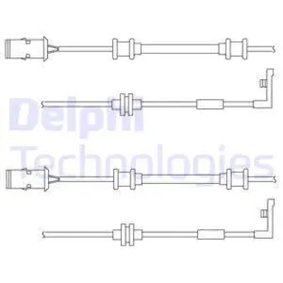 LZ0152 DELPHI Сигнализатор, износ тормозных колодок