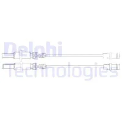 LZ0161 DELPHI Сигнализатор, износ тормозных колодок