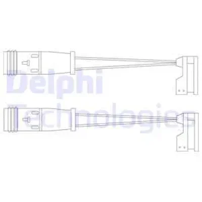 Сигнализатор, износ тормозных колодок DELPHI LZ0185