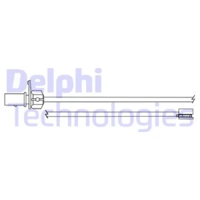 LZ0302 DELPHI Сигнализатор, износ тормозных колодок