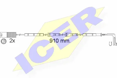 610540 E C ICER Сигнализатор, износ тормозных колодок