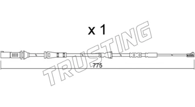 SU.361 TRUSTING Сигнализатор, износ тормозных колодок