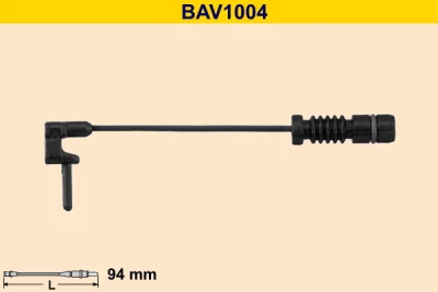 BAV1004 BARUM Сигнализатор, износ тормозных колодок