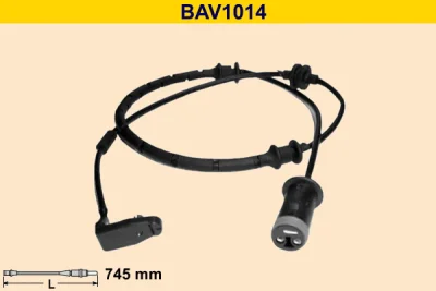 BAV1014 BARUM Сигнализатор, износ тормозных колодок