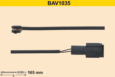 BAV1035 BARUM Сигнализатор, износ тормозных колодок