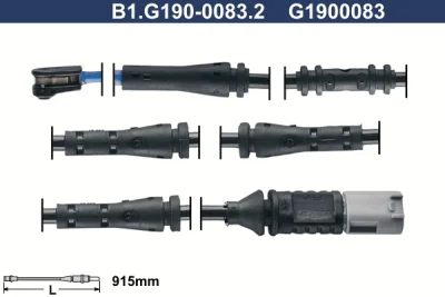 Сигнализатор, износ тормозных колодок GALFER B1.G190-0083.2