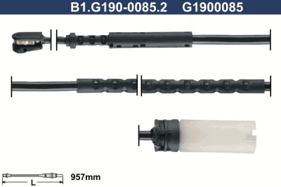 B1.G190-0085.2 GALFER Сигнализатор, износ тормозных колодок